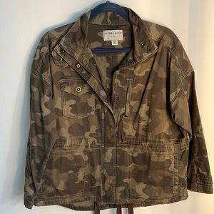 Anthropologie Camo Utility Style Jacket